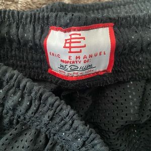 Black And Brown Eric Emmanuel Mesh Shorts